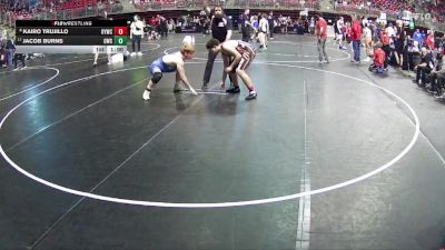195 lbs Cons. Round 3 - Kairo Trujillo, Ogallala Youth Wrestling Club vs Jacob Burns, Gibbon Wrestling Club