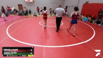 100 lbs Round 4 (6 Team) - Heidi Caprio, BB Wrestling vs Zurri Zamora, High Plains Marauders
