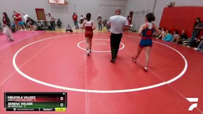 100 lbs Round 4 (6 Team) - Heidi Caprio, BB Wrestling vs Zurri Zamora, High Plains Marauders