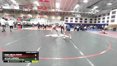 174 lbs Champ. Round 2 - Naim Abualjubain, Hastings (Neb.) vs Wylee Lindeen, Eastern Oregon University (OR)