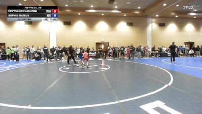57-62 lbs Quarters - Peyton Heckathorn, Pennsylvania vs Sophie Mateus, New Jersey