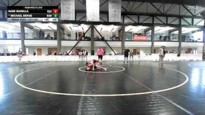 121-125 lbs 5th Place Match - Michael Benge, Ottawa Wolfpack Wrestling Club vs Gabe Marella, Relentless Training Center