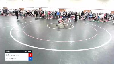 57 kg Cons 32 #2 - Khtrell Preston-Kurney, Oregon vs Cole Hunt, Georgia