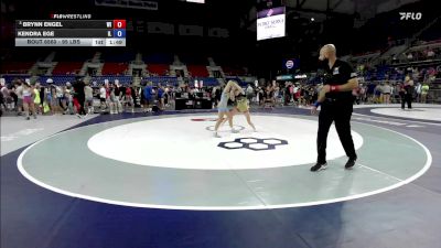 95 lbs Cons. Rd Of 16 - Brynn Engel, WI vs Kendra Ege, IL