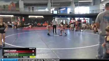 80 lbs Round 7 (10 Team) - Jaxon Mancuso, Predator Wrestling vs Rhett Morris, Backyard Brawlers