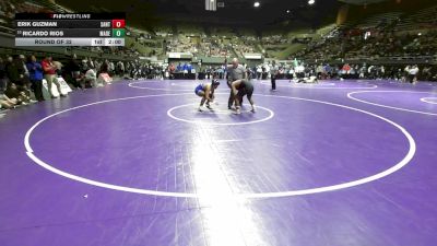 192 lbs Round Of 32 - Erik Guzman, Santa Maria vs Ricardo Rios, Madera