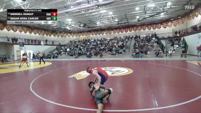 144 lbs Cons. Round 1 - Wendell Hunolt, Evanston vs Edgar Sosa Carlos, Jackson Hole