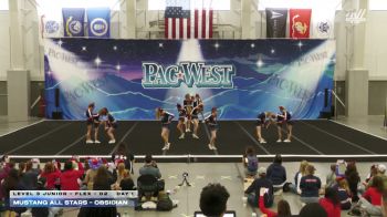 Mustang All Stars - Obsidian [2026 L3 Junior - Flex - D2 Day 1] 2026 PacWest Utah Challenge