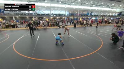 126 lbs Cons. Round 3 - Ayden Ledesma, Unattached vs Taegan Gilmore, Unattached