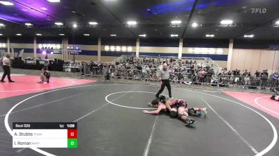 126 lbs Round Of 32 - Asher Stubbs, Team Thunder WC vs Isaac Roman, Mayfair WC