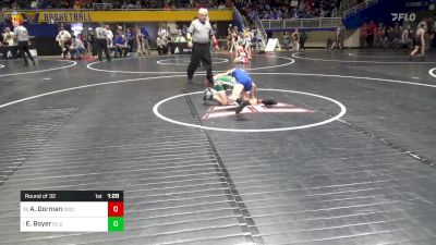 80 lbs Round Of 32 - Andrew Dorman, Diocese Of Erie vs Easton Boyer, Elizabethtown