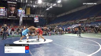 182 lbs Cons 16 #1 - Mario Tormey, Illinois vs Jonathan List, Ohio