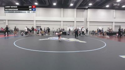 49-53 lbs Champ. Round 3 - Larry Hetran, Angry Peach vs Kai Kingfisher, Storm Wrestling Center