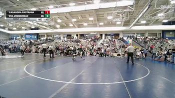 110 lbs Semifinal - Eva Zimmerman, Hillcrest vs Casandra Pastrana, Hillcrest
