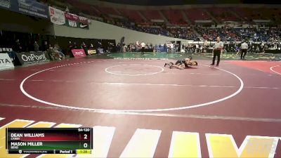 5A-120 lbs Champ. Round 1 - Mason Miller, Bend vs Dean Williams, Canby