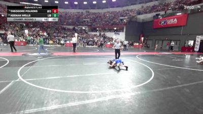 60 lbs Champ. Round 2 - Theodore Folkens, Maverick Training Center vs Keenan Wells, LAW