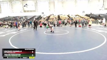 80 lbs Quarterfinal - Vincenzo Mannello, GPS Wrestling Club vs Trevor Eggleston, Journeymen Wrestling Club