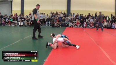 55 lbs Cons. Round 1 - Corbyn Westall, Berge Elite Wrestling Academy vs Liam Flaherty, Lake Superior Wrestling Academ