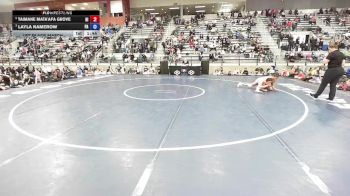 14U Girls - 115 lbs 1st Place Match - Taimane Mata'afa Grove, HI vs Layla Namerow, PA