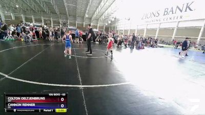 63 lbs Quarterfinal - Colton Oeltjenbruns, WY vs Cannon Renner, CA