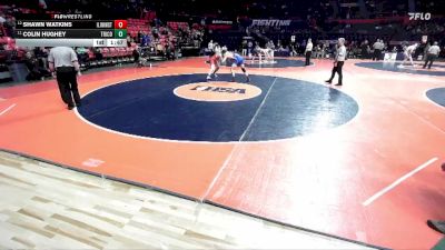 1A 175 lbs Cons. Round 2 - Colin Hughey, Campbell Hill (Trico) vs Shawn Watkins, Carthage (Illini West)