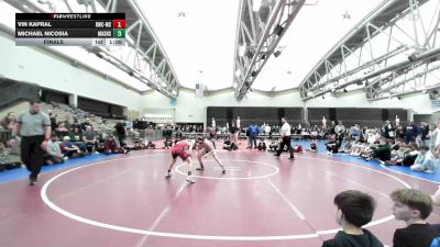 81 lbs Final - Vin Kapral, Ruthless MS vs Michael Nicosia, Mat Assassins Black