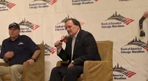 Boston marathon race director Guy Morse on sponsorship of the World Marathon Majors before the 2010 Chicago Marathon