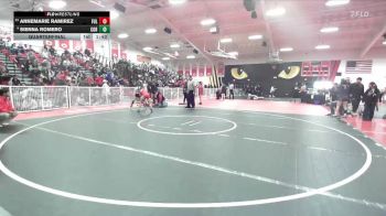 100 lbs Quarterfinal - Annemarie Ramirez, Fullerton vs Sienna Romero, Corona
