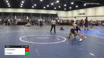 132 lbs Prelims - Angel Fernandez, FL vs Davis Freeze, NC
