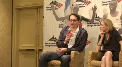 Berlin Marathon race director Mark Milde and Mary Whittenberg on feedback they get form athletes on the World Marathon Majors before the 2010 Chicago Marathon