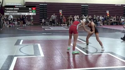 110 lbs Cons. Round 1 - Jordyn Cole, Prairie, Cedar Rapids vs Ryleigh Jones, Williamsburg