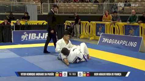 Igor Araujo Rosa De França vs Vitor Henrique Andrade Da Paixão 2025 Pan Jiu Jitsu IBJJF Championship