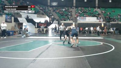 7A 190 lbs Cons. Round 1 - Grayson Scott, James Clemens HS vs Elias Blake, Sparkman