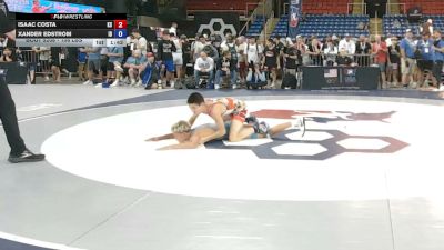 106 lbs Cons. Rd Of 64 - Isaac Costa, Kansas vs Xander Edstrom, Idaho