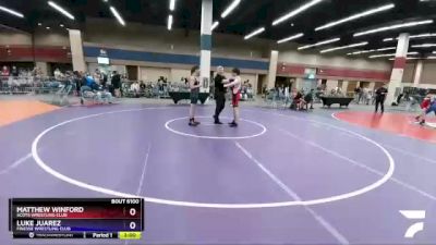 145 lbs Cons. Round 2 - Matthew Winford, Scots Wrestling Club vs Luke Juarez, Finesse Wrestling Club