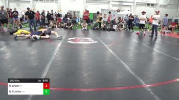 200-C lbs Consi Of 8 #2 - Rj Green, MI vs Dashton Koelker, OH