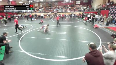 Champ. Round 1 - Emme Webb, Mountain Man Wrestling Club vs Hunter Little, Declo Stingers