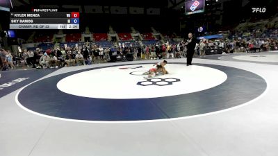105 lbs Champ. Rd Of 32 - Kyler Menza, WA vs Sky Ramos, HI