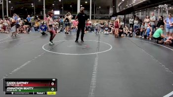 96 lbs Placement (4 Team) - Johnathon Beatty, Killer Elite vs Caden Gaffney, Grit Mat Club