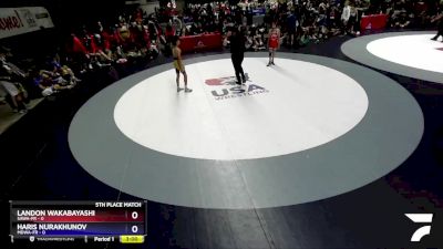 97 lbs Placement - Landon Wakabayashi, SAWA-FR vs Haris Nurakhunov, MDWA-FR