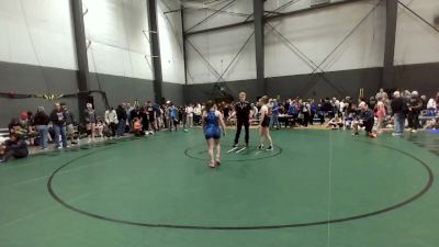 135 lbs Champ. Rd Of 32 - Sophia Thomas, 208 Badgers Wrestling Club vs Paisley Cordiner, Cowboy Mat Club
