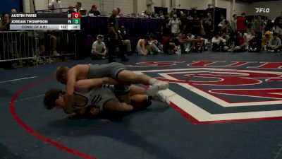 157 lbs Consi Of 8 #1 - Austin Paris, UT vs Jordan Thompson, PA