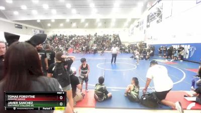 63 lbs Quarterfinal - Javier Sanchez, Southwest Stallions WC vs Tomas Forsythe, Monster Garage