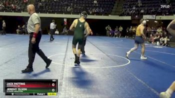 165 lbs Cons. Round 3 - Jack Patting, Augustana (IL) vs Jeremy Olson, Illinois Wesleyan