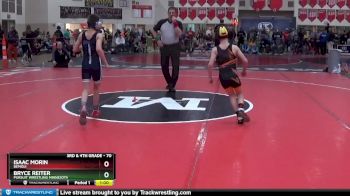 70 lbs Cons. Round 3 - Bryce Reiter, Pursuit Wrestling Minnesota vs Isaac Morin, Bemidji