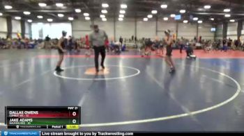 100 lbs Round 4 (6 Team) - Jake Adams, Nauman Red vs Dallas Owens, Combat WC