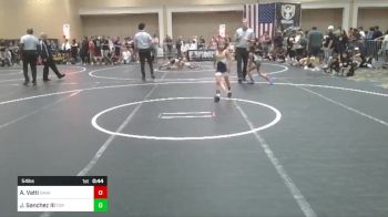 54 lbs Quarterfinal - Abhisri Vatti, Savage House WC vs Javier Sanchez III, Top Dog WC