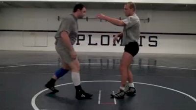 Mike Rogers Front Headlock to Far (Low) Leg Cradle