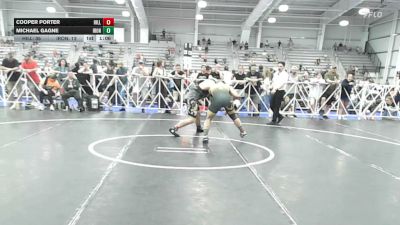 170 lbs Rr Rnd 2 - Cooper Porter, Hillbilly Hammers - HSB vs Michael Gagne, Iron Faith Silver - HSB