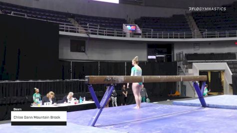 Chloe Gann Mountain Brook - Beam - 2022 Elevate the Stage Huntsville presented by SportsMED & Crestwood